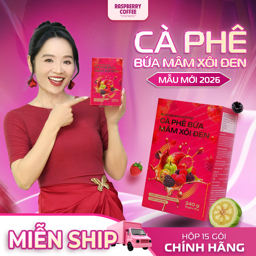Cà Phê Mâm Xôi Đen - Chính Hãng 100%